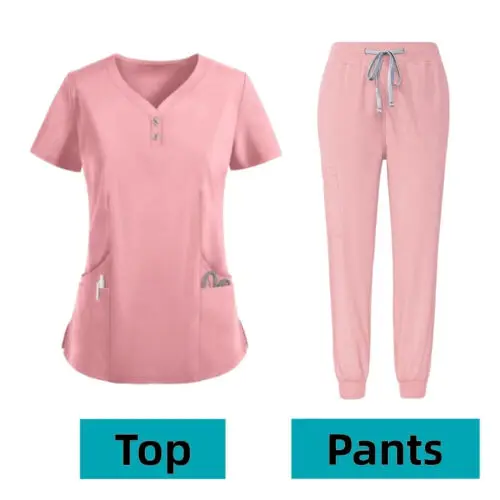 Tuta da Jogging smerigliata da donna Babyoung Nurse, uniforme medica ospedaliera del medico