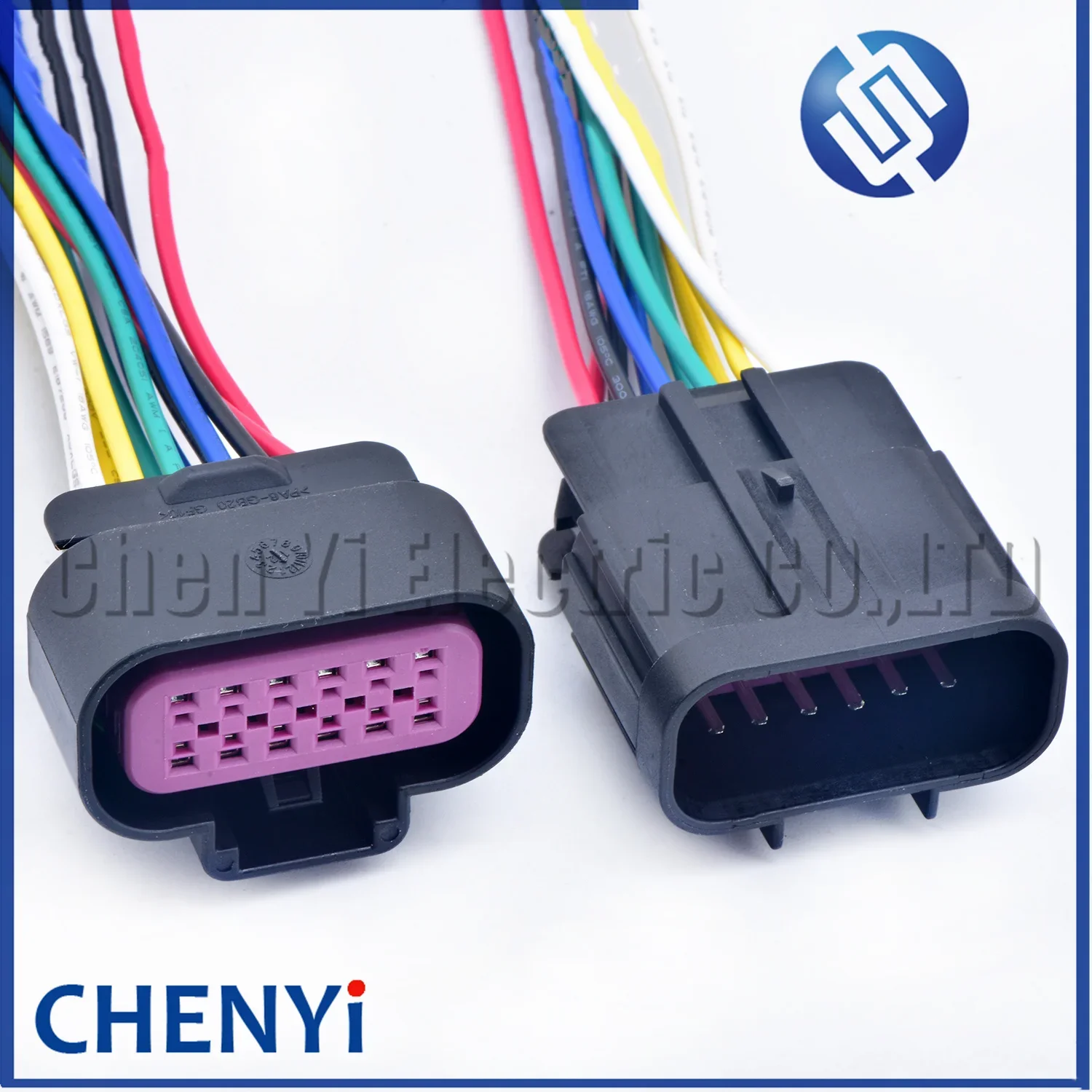 12 Pin/way Automobile waterproof connector Front Lamp Headlight Wire harness plug 15326849 15326854 For Roewe I5 MG5 MG 5