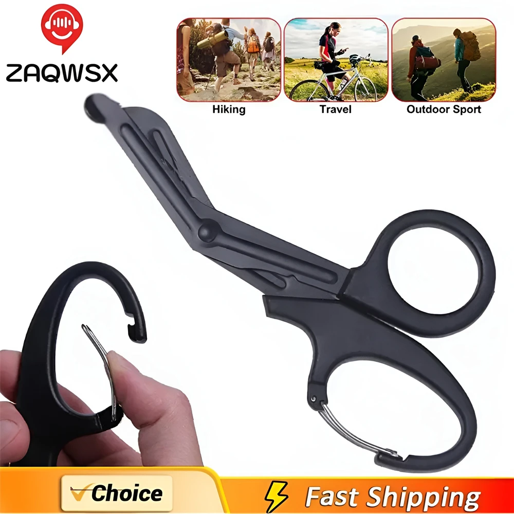 15/18.5cm Survive Rescue Scissor Trauma Gauze Cutter Emergency First Aid Shear Outdoor Paramedic Bandage Medical Scissors Tool