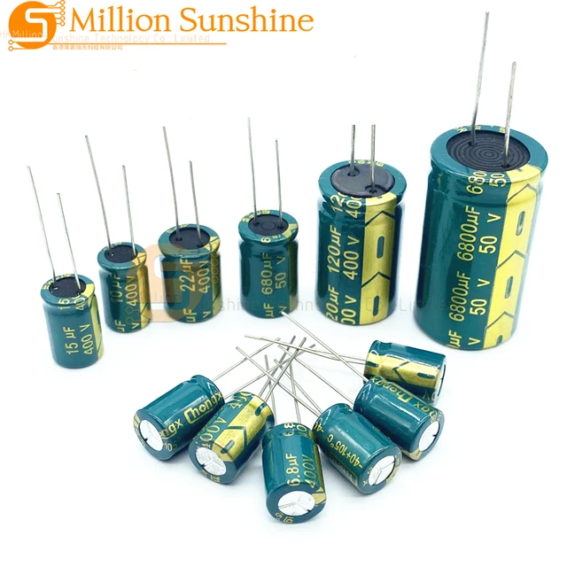 10V 16V 25V 35V 50V 400V Kondensator aluminiowy wysokiej częstotliwości o niskiej ESR 100UF 220UF 330UF 470UF 680UF 1000UF 1500UF 2200UF 3300UF