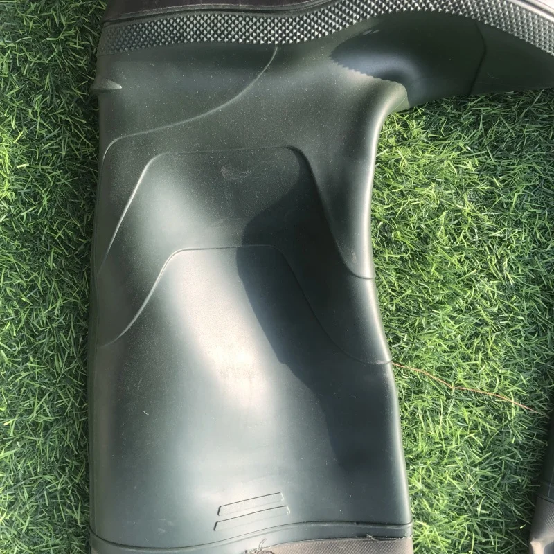 Unisex PVC Waterproof Knee-Type Soft Rubber Boots Farmer's Separate Toe for Working in Field Farmland Rice Paddy Fishing Waders view 4