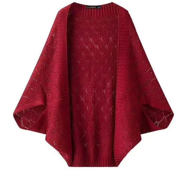 

Новая вязаная накидка-кардиган в китайском стиле для путешествий.