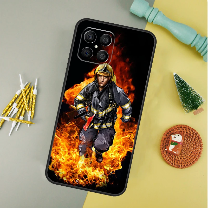 حافظة رجال الإطفاء Heroes لهاتف Honor 200 Pro 50 70 90 X8a X9a X9 X8b X9c X9b Honor Magic 7 Lite 5 6 Pro