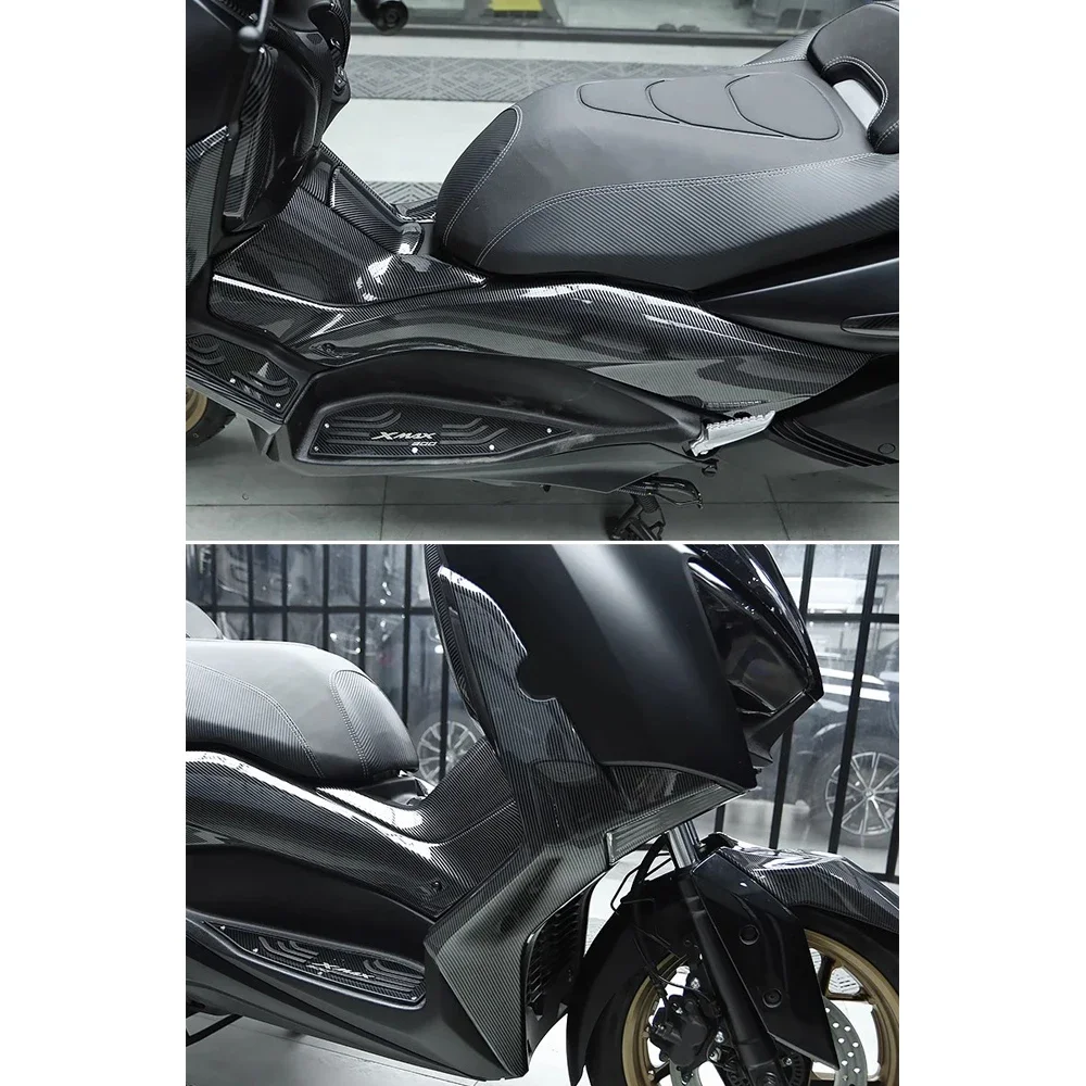 XMAX 300 Accessories Motorcycle Carbon Fiber Trim Parts For Yamaha XMAX300 Xmax 300 Carbon Fiber Stripe Shell Kit2017-2022