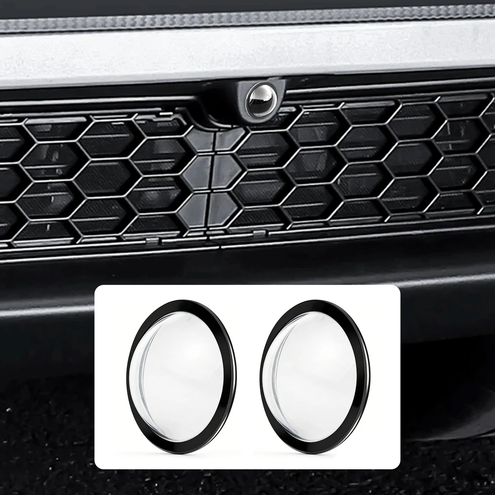 Frontkamera-Schutzabdeckung aus PC für Tesla Cybertruck / Tesla Model Y Juniper / Model S / 3 2025 Objektivschutz – Detail 3