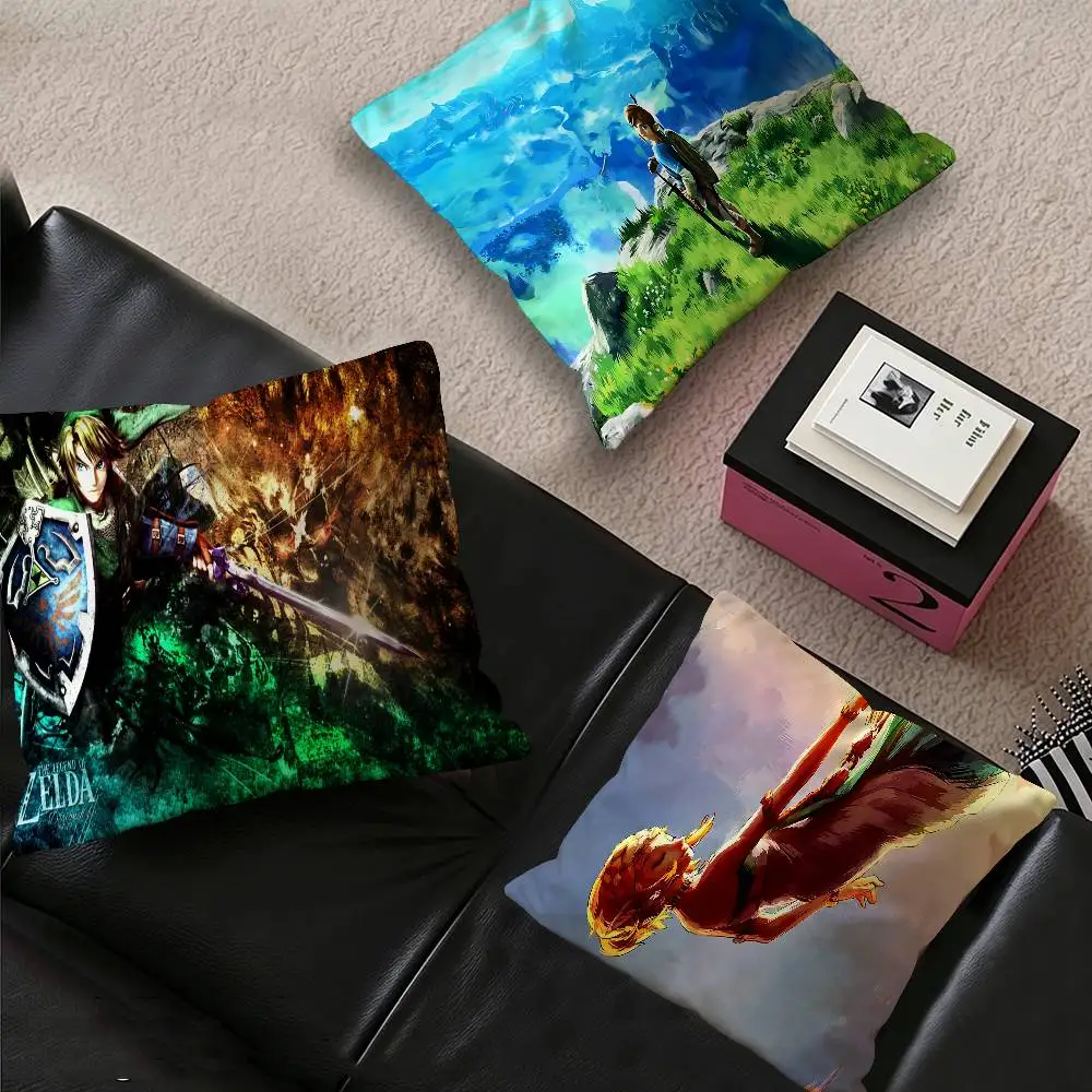 Video Game Legend Zeldas Cushion Cover Pillow Cover Decor Pillowcase Printed Cushion Case for Couch view 3