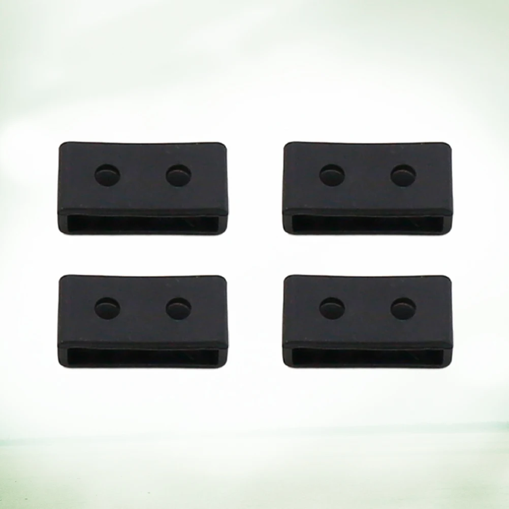 

4 Pcs Watch Strap Replacement Fastener Ring Accessories Smart Bands Loop Silicone