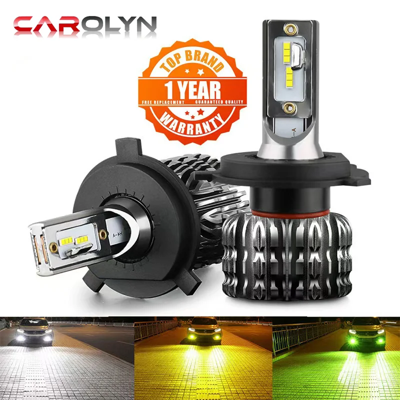 

2pcs H4 Led Headlight H11 H7 Car Light Bulb H1 H3 H8 H9 880 881 905 9006 HB3 3000K 12V 24V Car Fog Lamp