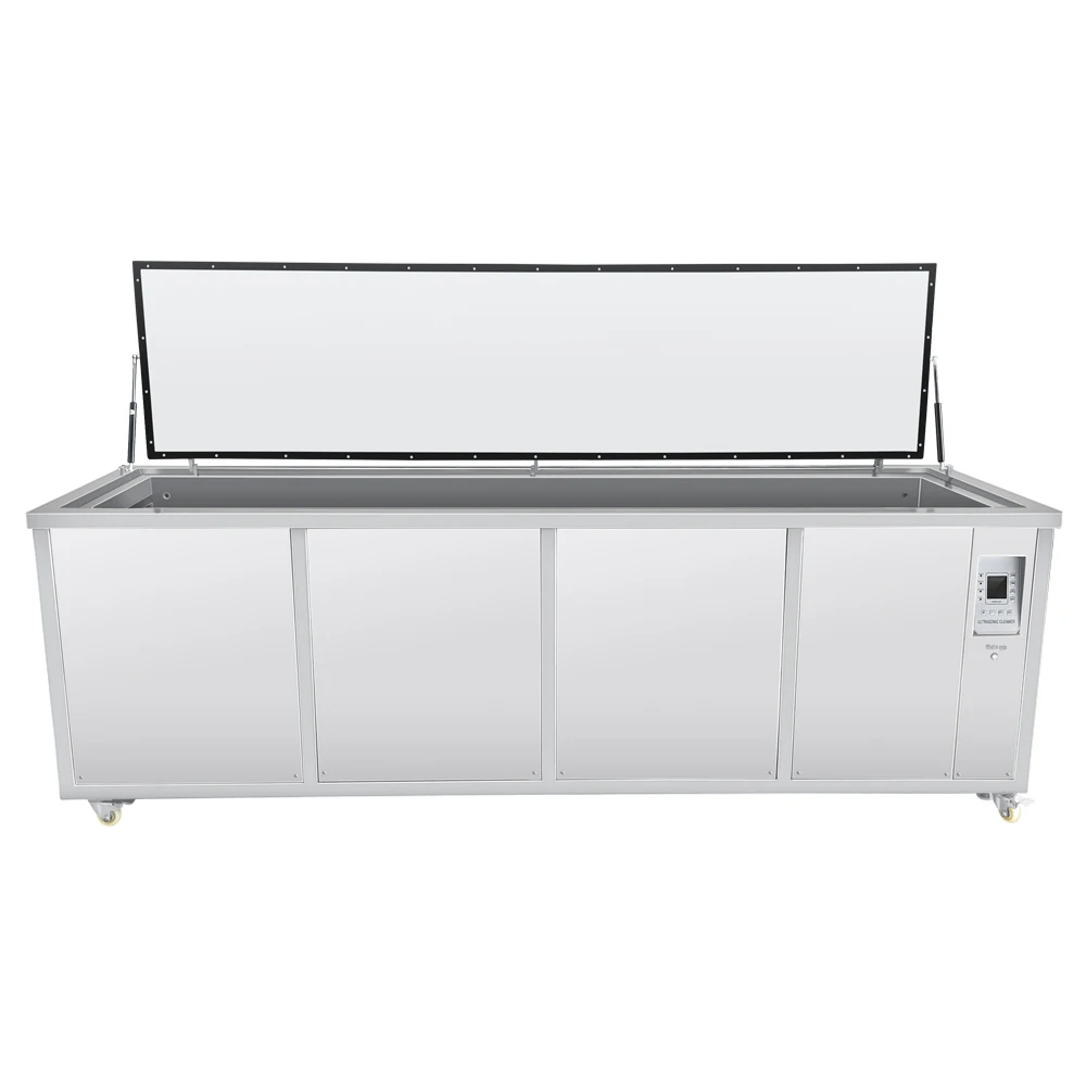 Customized 100L 150l 200l 300l Industrial Ultrasonic Cleaning Bath With Heater Timer Power Adjustment