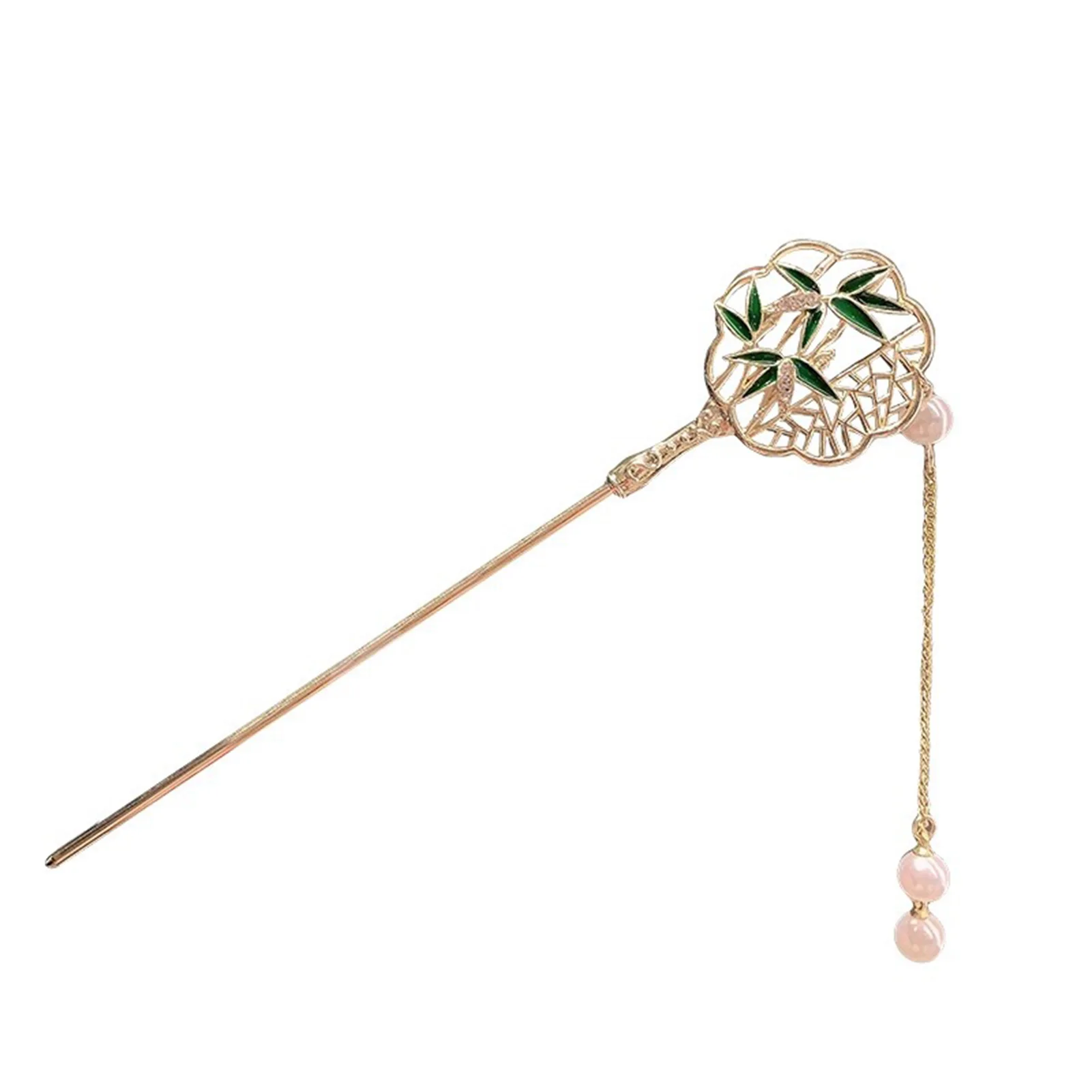 Alloy Han Chinese Clothing Hair Chopsticks Vintage Flower Decor Hair Chopsticks Ideal Gift for Mother Daughter