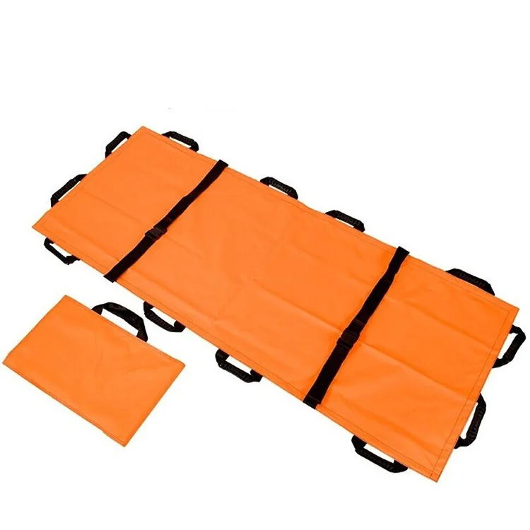 Folding Soft Stretcher with 12 Handles Patient Aid Portable Stretcher for Hospital Patient Elederly Moving Lifting Transfer