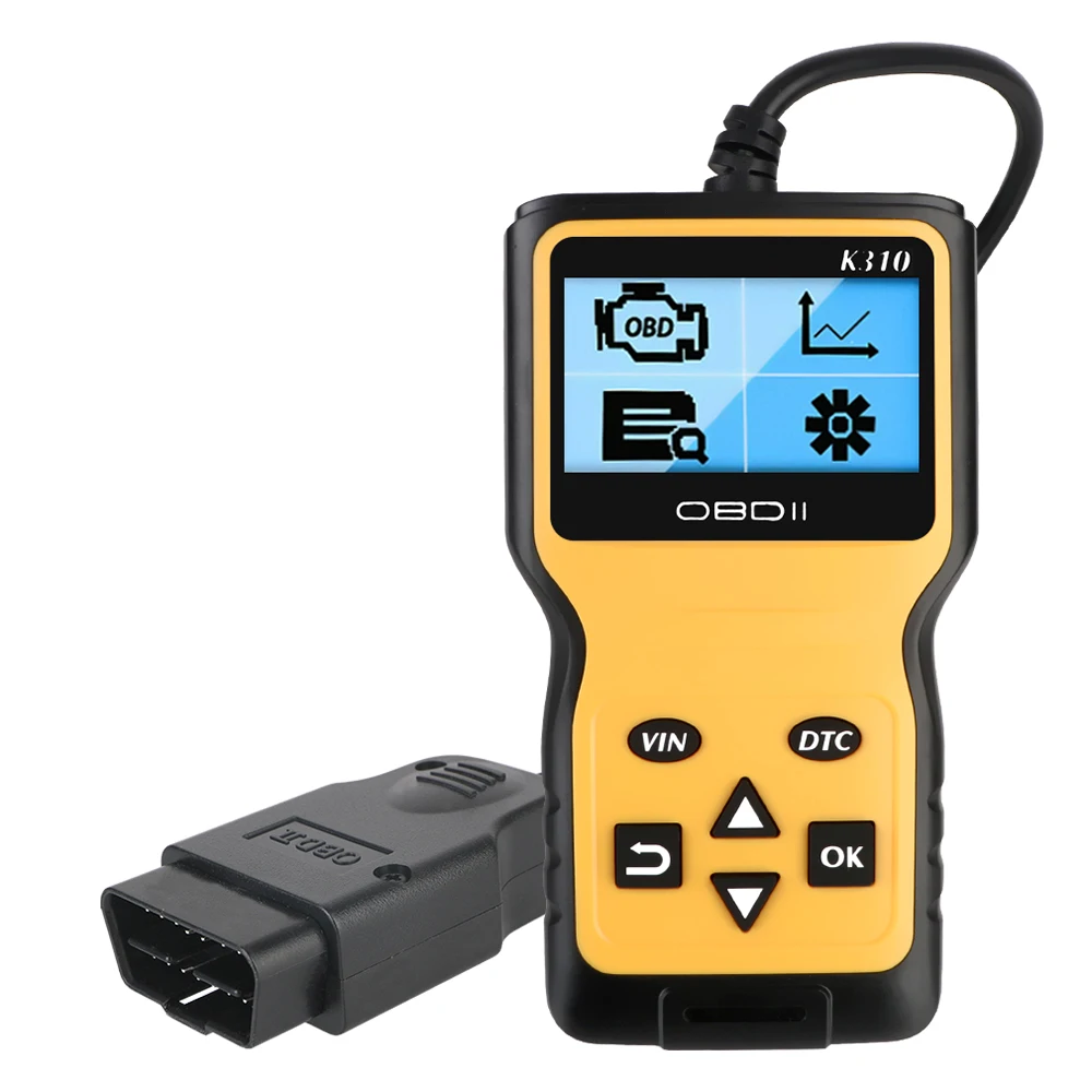 Digital Display OBDII Scanner Car Diagnostic Tools OBD II EOBD K310 OBD2 Code Reader Auto Accessories 16 Pin Universal