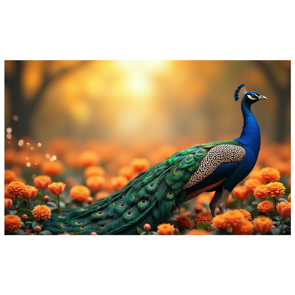 Peacock   Display   Garden   Themed   Nature   Backdrop   Inspired   Studio   for Wedding