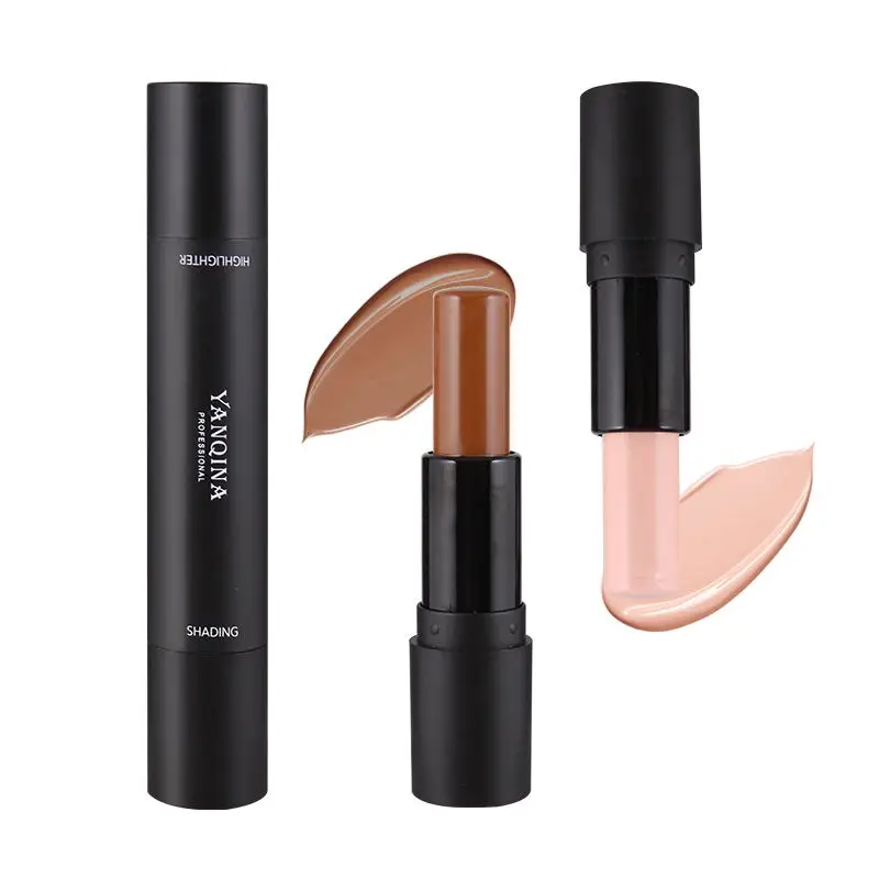 Multifunctional Highlighter Bronzers Blusher Stick Natural Brighten Face Shimmer Rouge Cream Contour Highlight Concealer Makeup