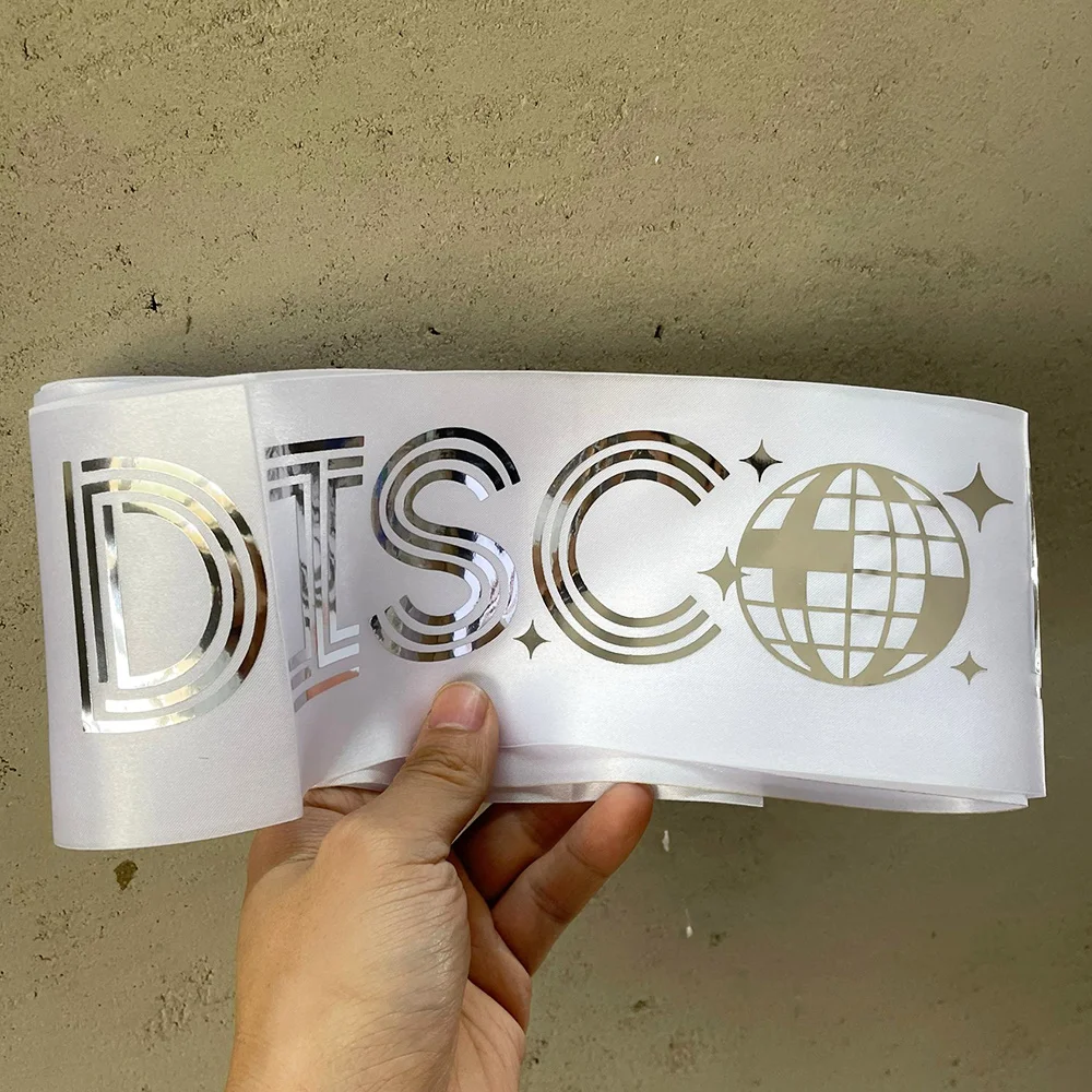 Last Disco Bachelorette Party Decorations Disco Bride Sash Bride to be Sash for Bridal Shower