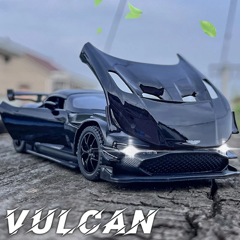 

1:32 Aston Martin Vulcan Sport Car Model Alloy Diecast Metal Toy Vehicle Simulation Sound Light Car for Children Gift Collection