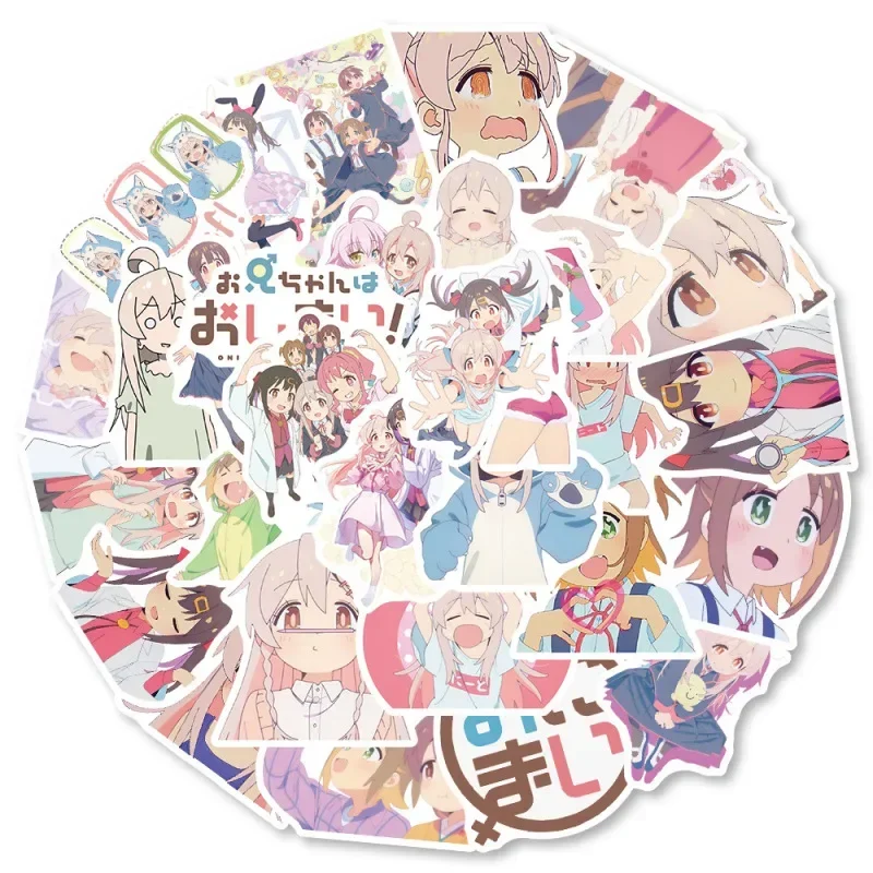 10/25/50Pcs Onimai I'm Now Your Sister Anime Stickers Cartoon Graffiti Waterproof Sticker