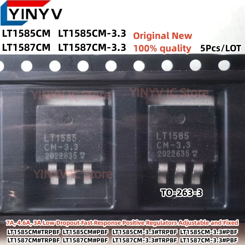 LT1585CM LT1585CM-3.3 LT1587CM LT1587CM-3.3 LT1585 LT1587 LT1585CM#TRPBF LT1585CM-3.3#TRPBF LT1587CM#TRPBF LT1587CM-3.3#TRPBF