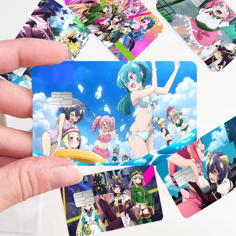 G-Gushing O-Over M-Magical G-Girls Game Anime Sticker Film Skin Cover Case for Small Large No Chip Debit Credit Card Front Side
