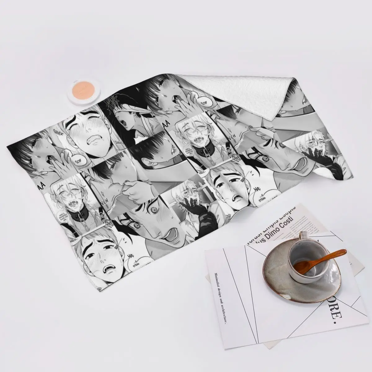 Custom The Good Yaoi Boys Soft Face Towel Quick Dry Pool Bath Cotton Towels Absorbent Quick