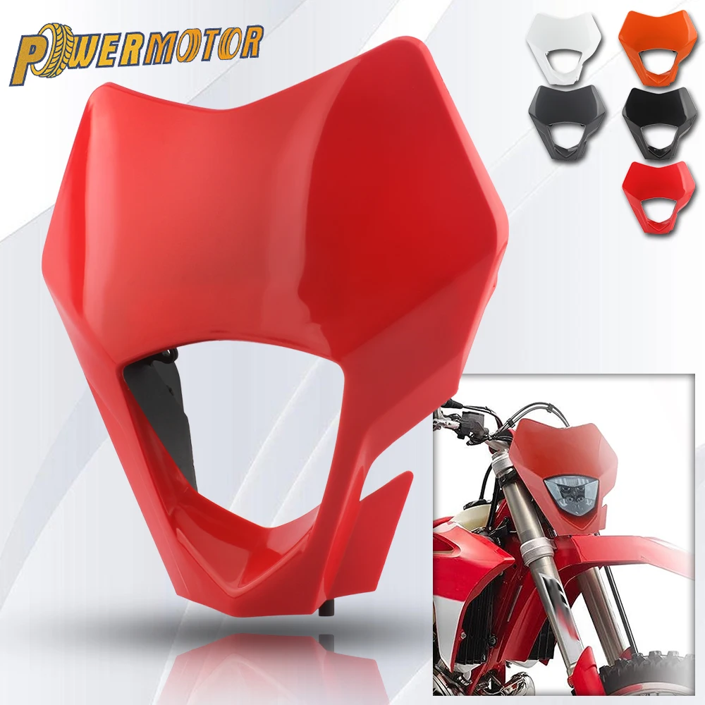 Motorrad-Scheinwerfergehäuse mit Ständer für Gas Gas EC 250 300 250F 350F EX300 250F 350F 450F MC 250F 450 Motocross-Masken-Tuning
