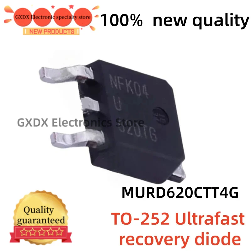 5-10-30-50 unidades/lote 100% nuevo quality TO252 MURD620CTT4G U620TG MURD620CT 620TG TO-252 In Stock