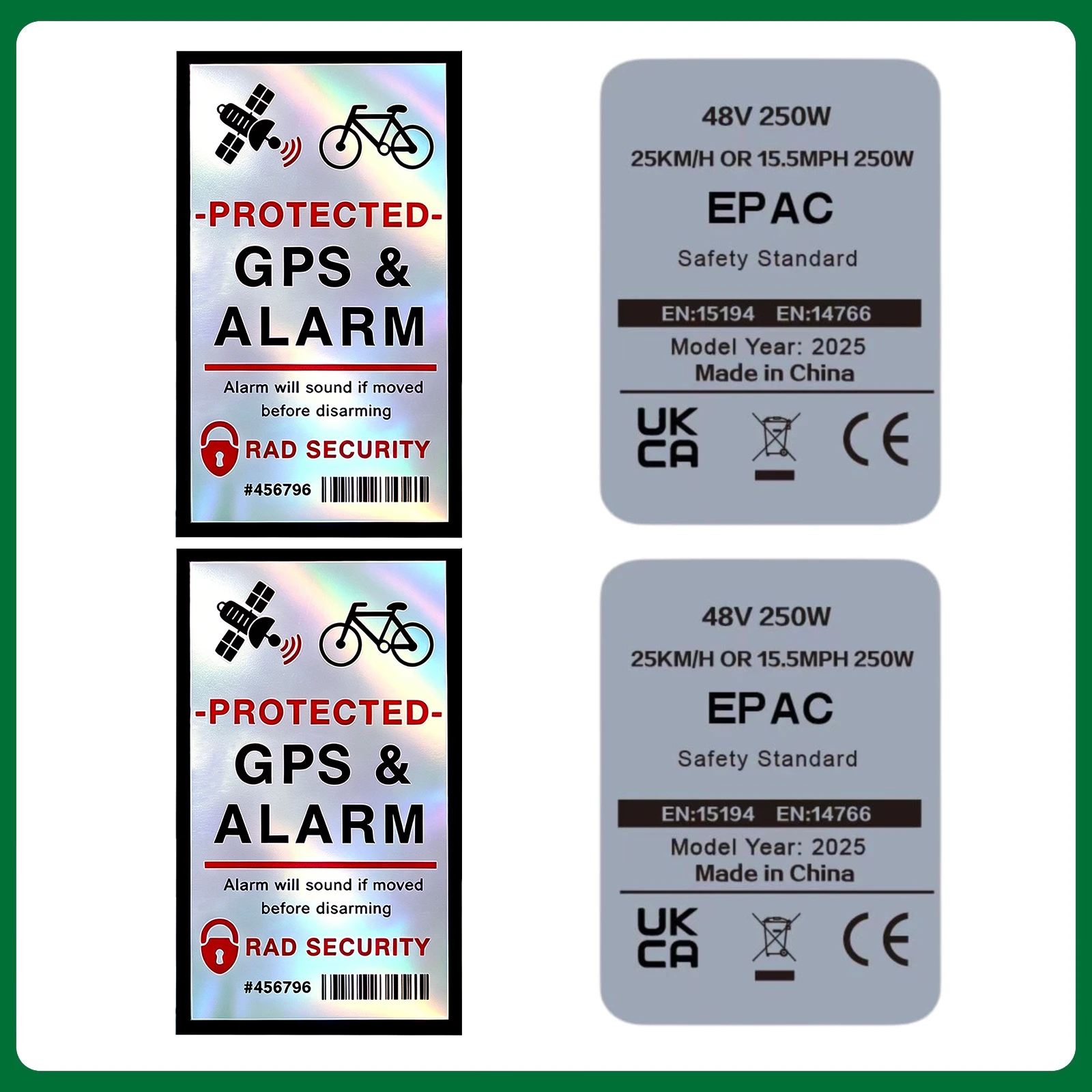 AliExpress NONE Ebike Sticker, GPS Sticker, 36V 48V 250W sticker Label, Compatible for Bafang Tongsheng and Other Brand conversion kit ebike