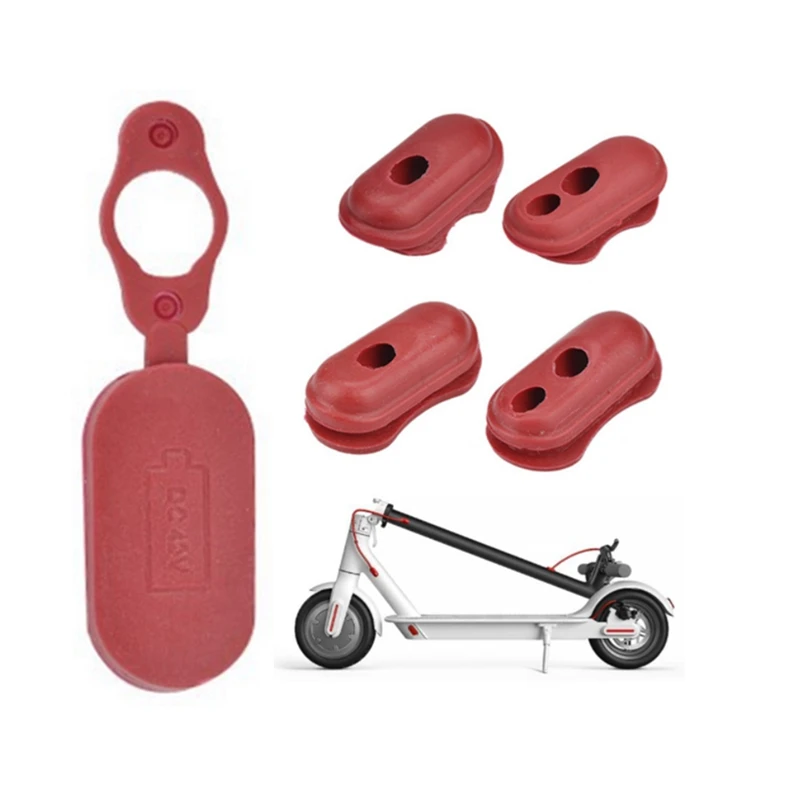 Capa de Silicone Dustproof para Xiaomi M365, Carregamento Tampa da Porta, Plug impermeável, Acessórios Scooter Elétrico, Cap Proteção