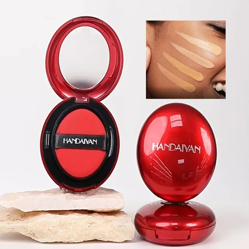 Base de cojín de aire facial, base correctora de 6 colores, base líquida de cobertura completa duradera, crema BB hidratante, maquillaje