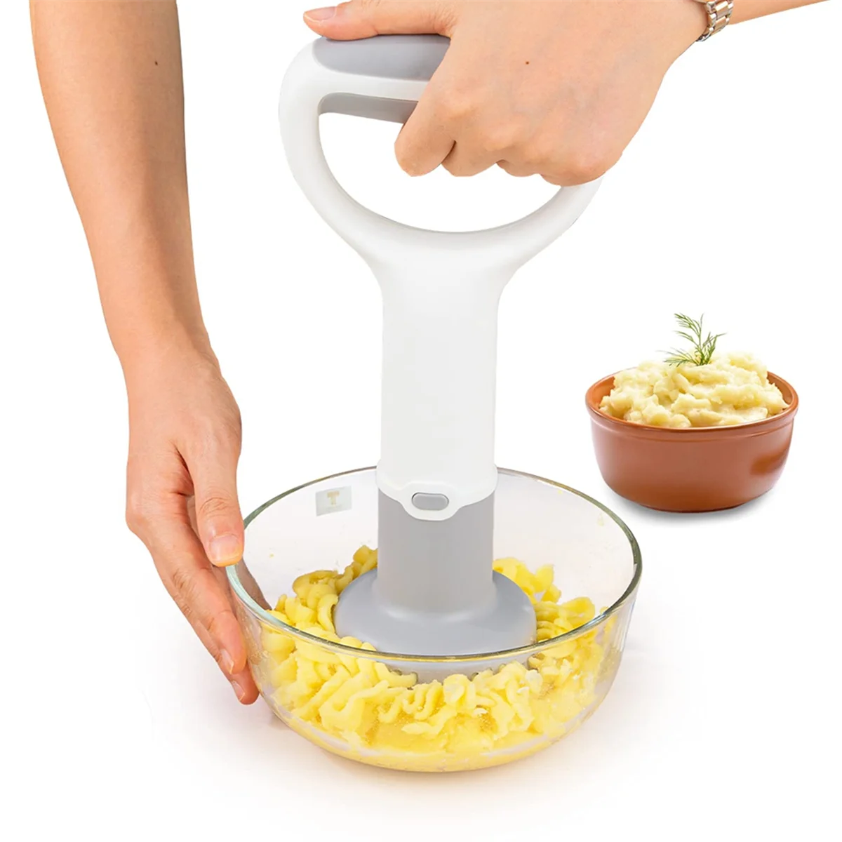 

A04I Multi Functional Potato Blender,Household Kitchen Tool, Potato Masher US Plug