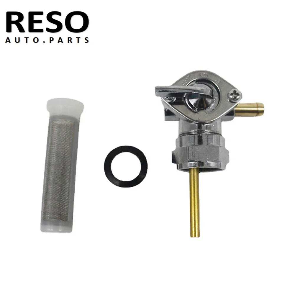 RESO   Gas Tank Fuel Petcock Valve Switch For Harley Dyna Fatboy Heritage Softail Springer Sport Glide Sportster 883 1000