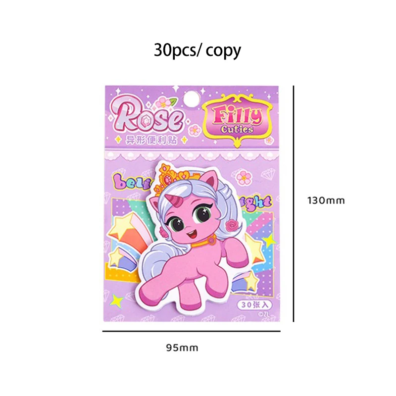 My Little Pony Cute Cartoon Notepad Post-it Creative Alien N Times Stick Hand Tent Decorative Materials Children Love Gifts