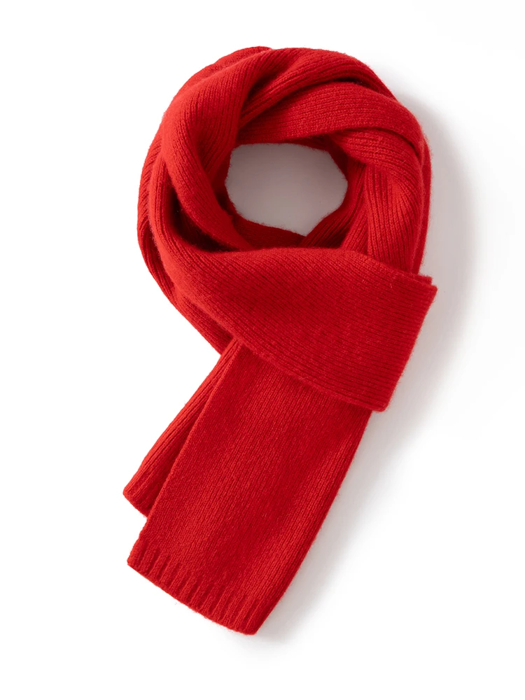 TLOML 新しい女性の 100% カシミヤスカーフベーシックシンプルなスタイルのスカーフ秋冬ソフト暖かいカシミヤニット快適なファッショントップス