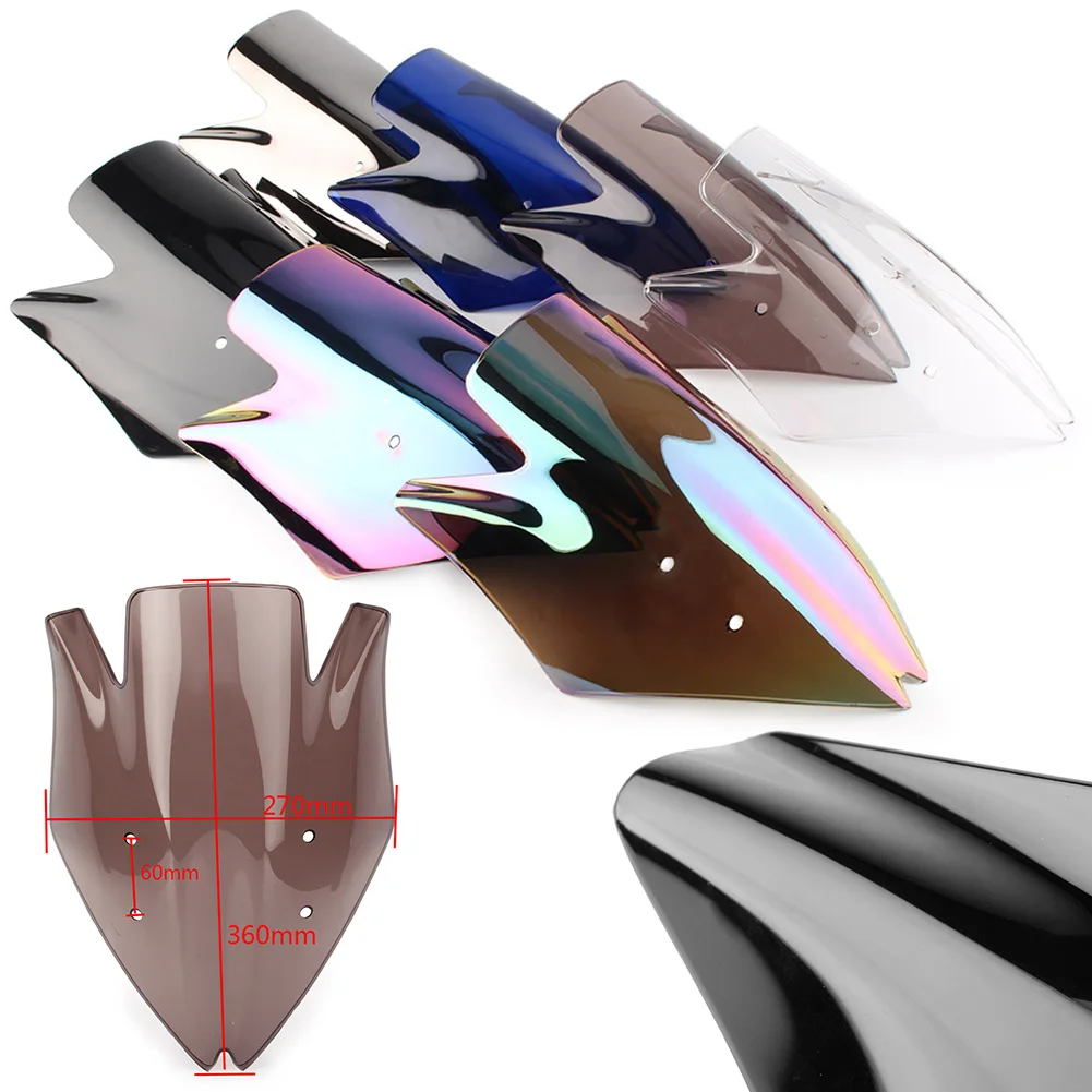 Motorcycle Windshield Windproof Windscreen For Kawasaki Z1000 2007 2008 2009 ABS Plastic