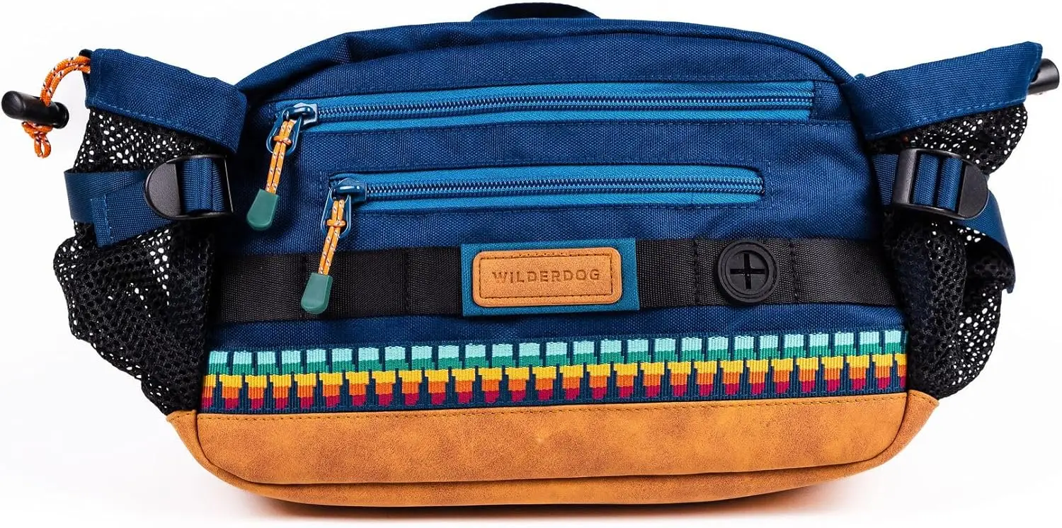 

Многофункциональная поясная сумка Mega Hip Pack объемом 3 л, с карманами для бутылок, кольцами для ключей, регулируемыми ремнями и диспенсером для пакетов для экскрементов, цвет Pacific Blue