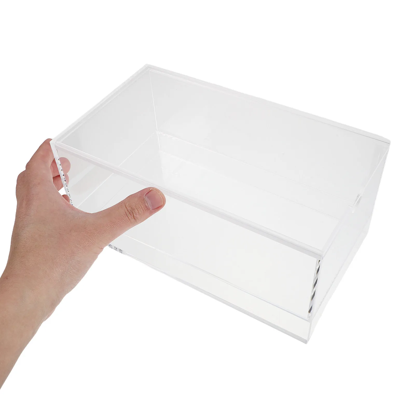Mahjong Tiles Case for American Empty Transparent Game Card Holder Chinese Storage