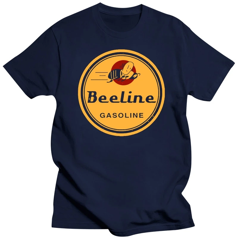 Beeline Gasoline - Graphic Cotton T Shirt Short & Long Sleeve Basic Models Tee Shirt