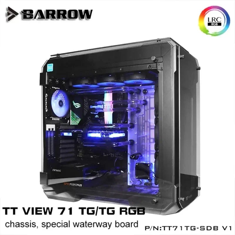 Barrow Waterway Board Reservoir Water Tank For PC Tt View 71 TG/TG Case water cooling system construction 5V ARGB