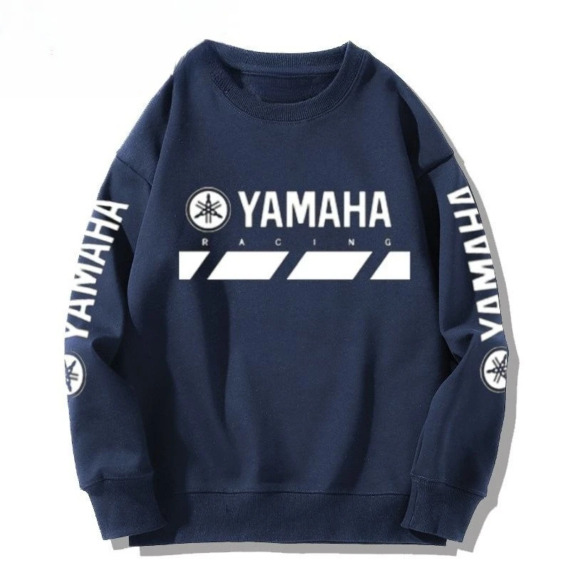 ياماها الدراجات طاقم الرقبة سترة للرجال والنساء ياماها دراجة نارية الثقيلة قاطرة عشاق البلوز ملابس بأكمام طويلة