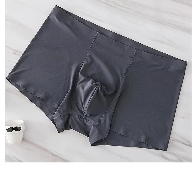 Ice silk panties thin breathable boxer shorts without marks