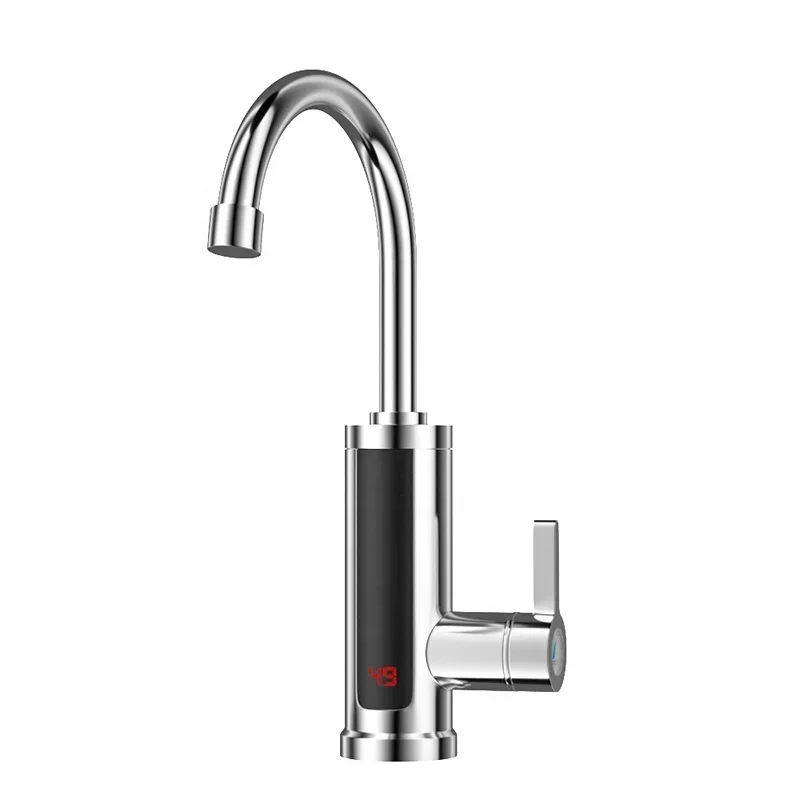 

3 sec Instant Tankless Electric Hot Water Heater Faucet Kitchen Fast Heating Tap Water Faucet with LED Digital Display