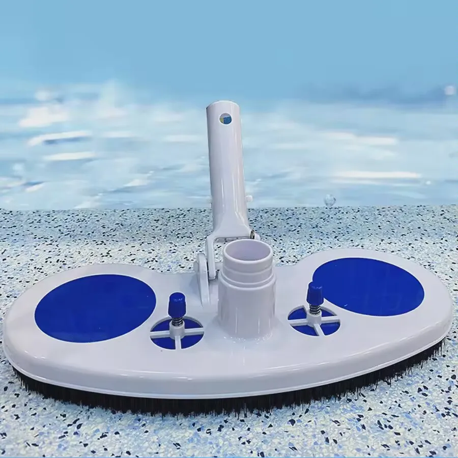 

Плоские щетки для чистки бассейна, 13-дюймовый пылесос с пластиковой щетиной, всасывание