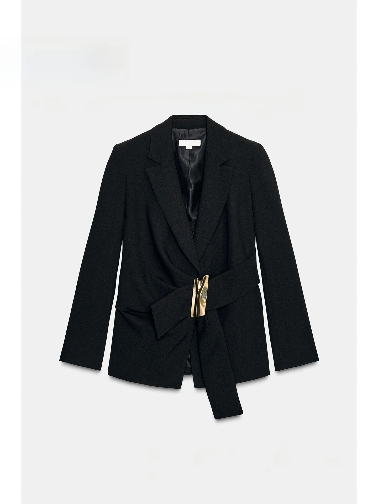 

Модный уникальный костюм-джат с длинными лацканами и пуговицами для женщин, зима 202, повседневный свободный костюм для поездок на работу, подходит