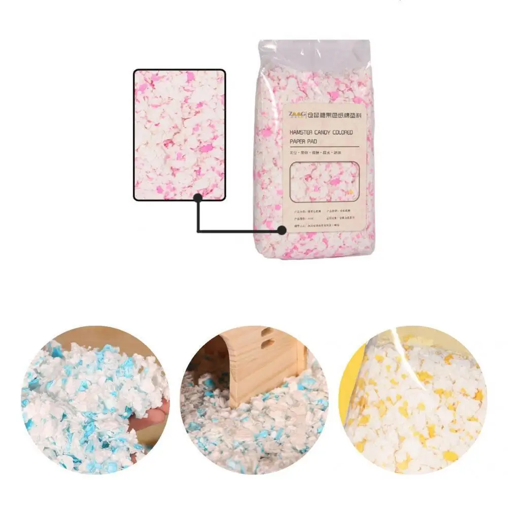 Hamster Filler Breathable Multifunctional Low-dust Paper Small Animal Low-dust Paper Litter for Home Small Pet Padding