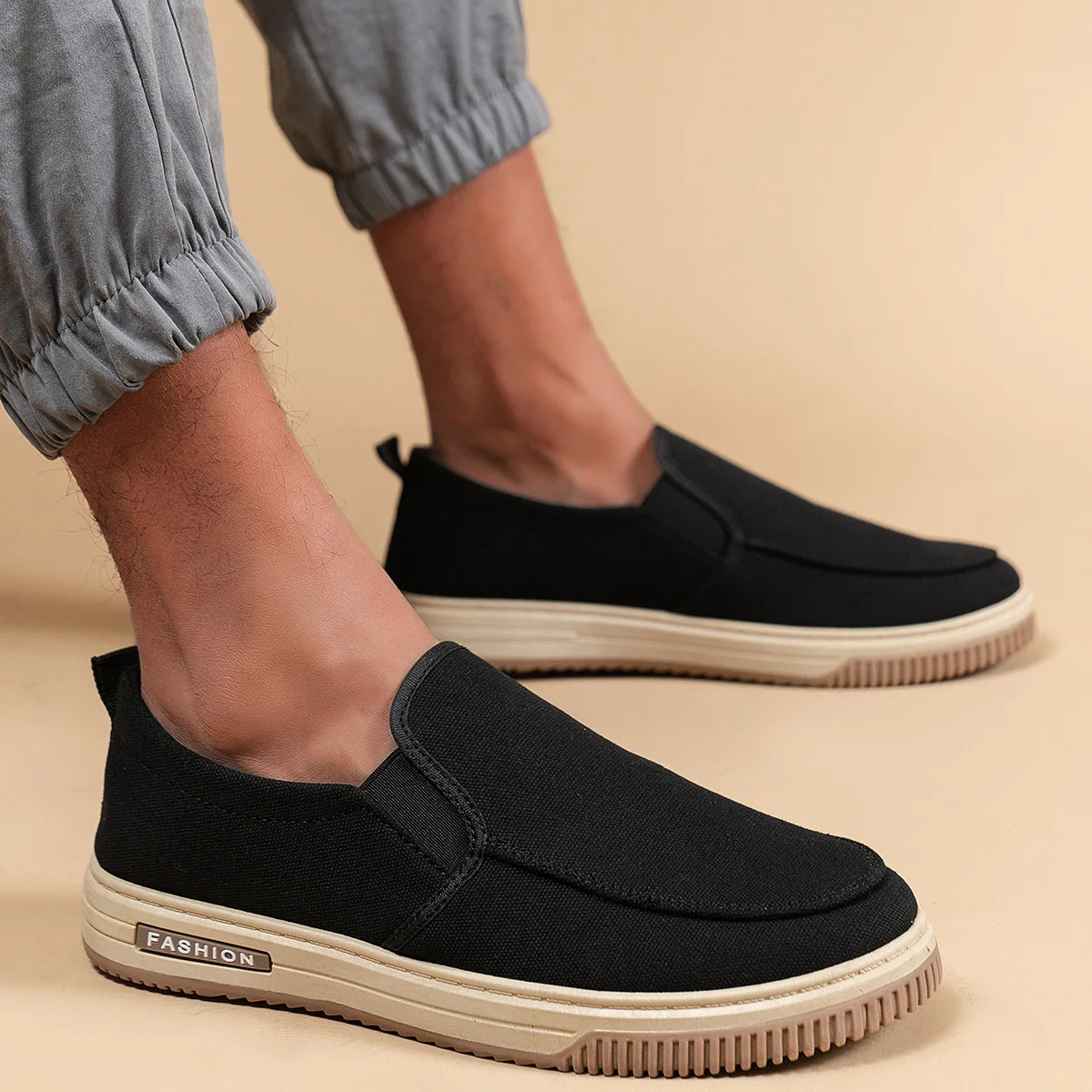 

Men's Casual Canvas Shoes Comfortable Breathable Soft Soled Men's Driving shoes Outdoor Sports Shoes