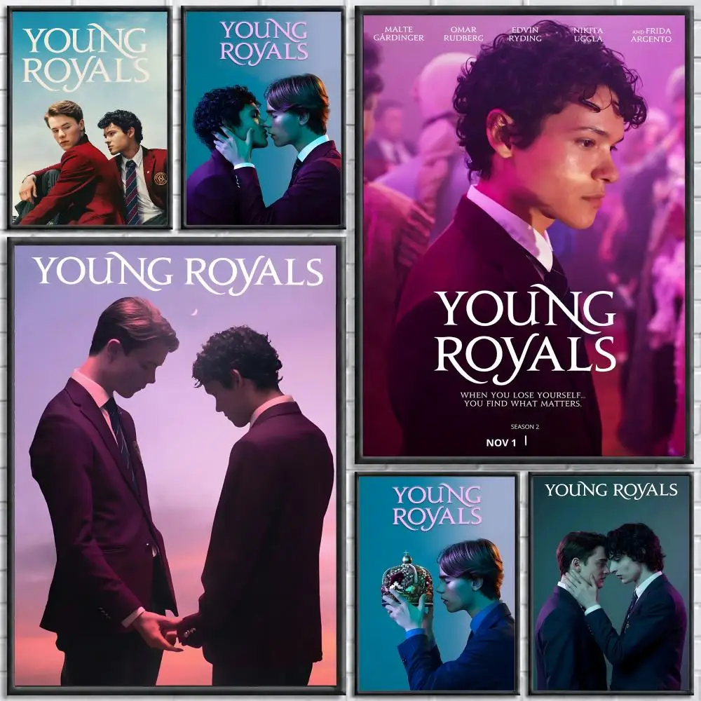 TV Series Young Royals   Print Wall Art Pictures Canvas Painting Living Room Bedroom Home Decor Poster