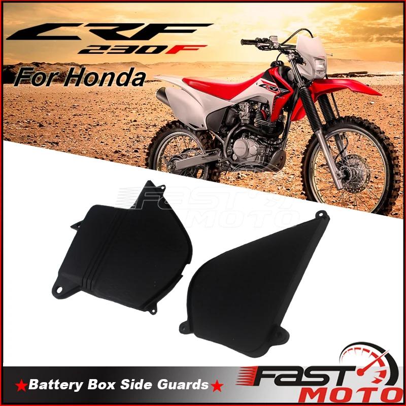 For Honda CRF230F CRF 230 2015-2019 ABS Plastic Battery Box Side Fairing Cover Trails Dirt Pit Bike Enduro Moto Accessories