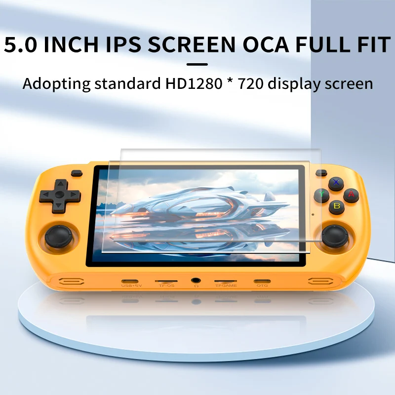 POWKIDDY RGB10 MAX3 Retro Handheld Game Console 5.0-inch IPS Screen 1280*720 RK3566 Open Source Linux 4000 mAh Battery Gifts