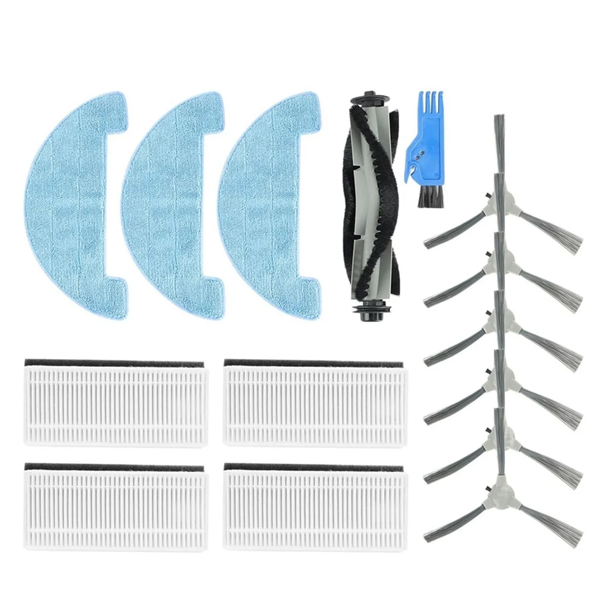 Acessórios de limpeza de vassoura aspirador de pó substituição da escova lateral filtro rolo escova pano peças reposição para bg750