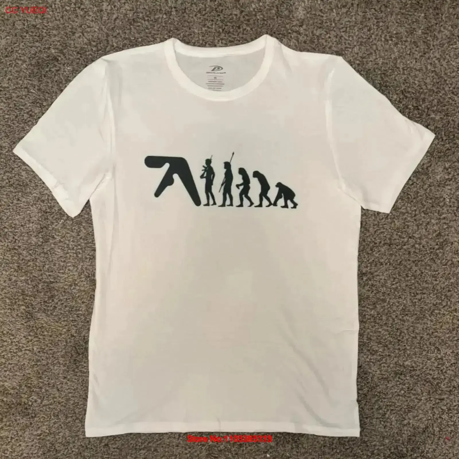 Aphex Twin Band Evolution of T Shirt All Size AR464 vintage Washed Comfortable Stylish Slightly designer clothes streetwear